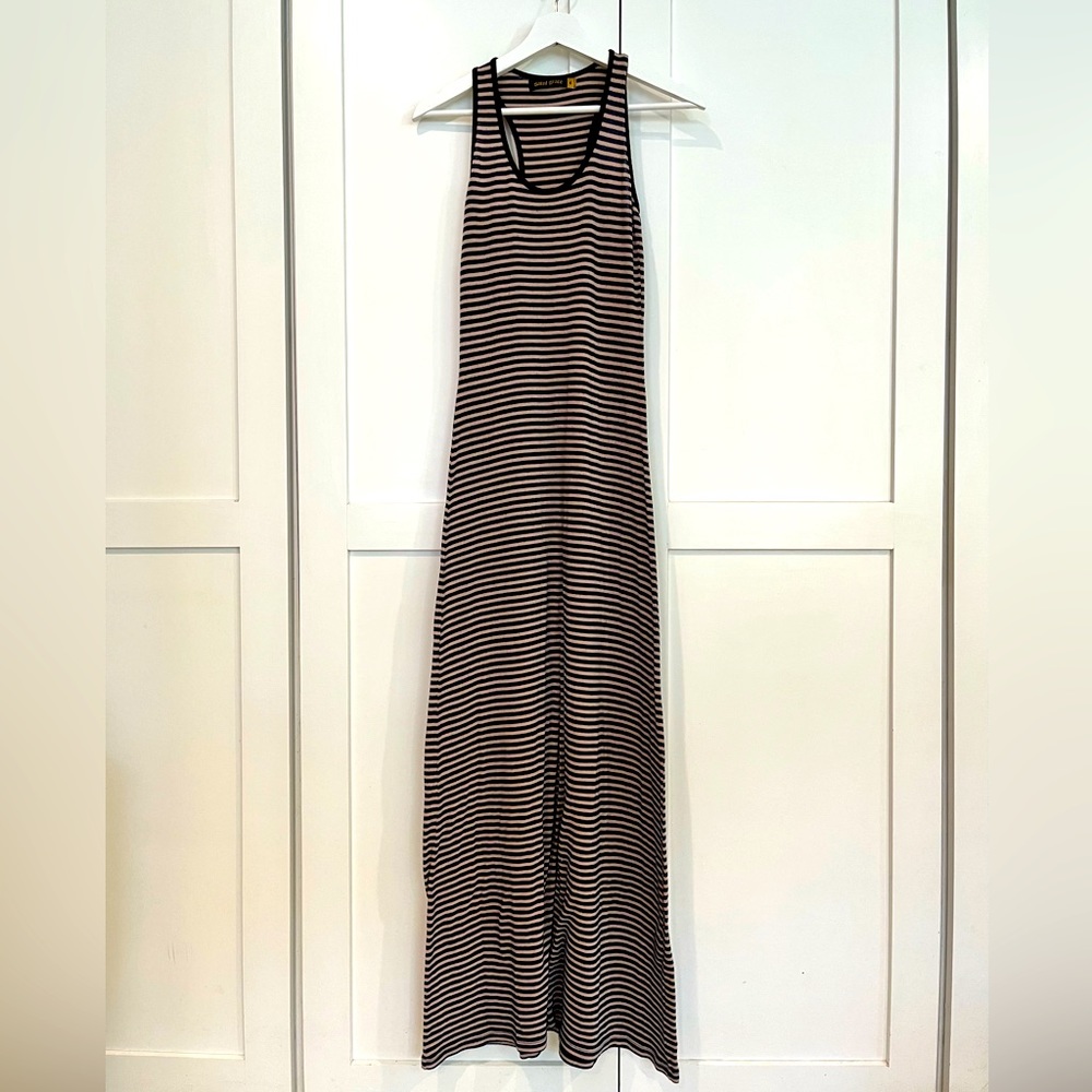 Saint Grace Striped Racerback Maxi Dress